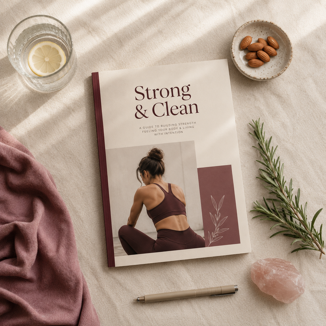Le Guide Strong & Clean - Programme Powerlifting Féminin 5 Semaines · Cycle Hormonal · Nutrition · Cosmétiques Clean · Symptothermie